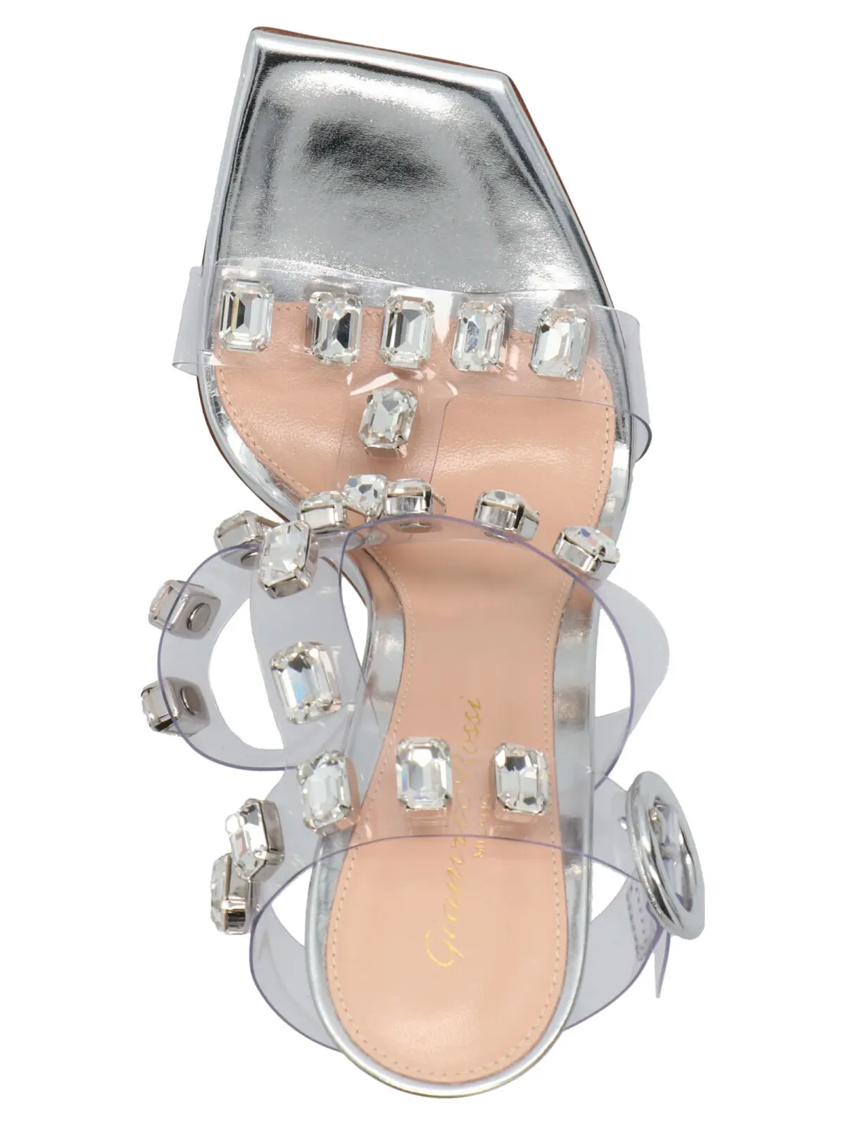 Сандалі Glass Gianvito Rossi 3 'Glass' sandals Woman GIANVITO ROSSI Silver