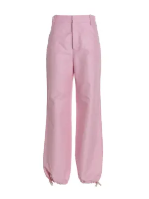 Logo embroidery pants MARNI Pink