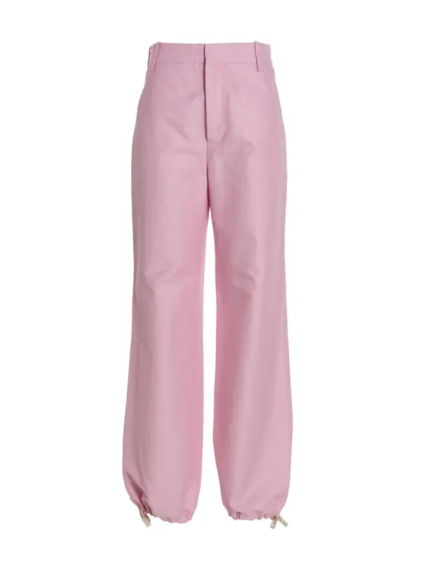 Logo embroidery pants MARNI Pink