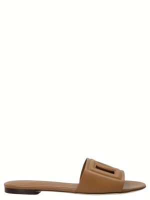 Logo sandals DOLCE & GABBANA Brown