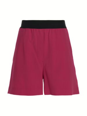 Wool bermuda shorts MSGM Fuchsia