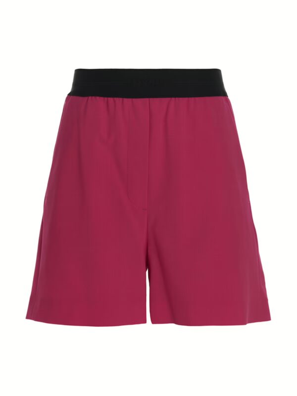 Wool bermuda shorts MSGM Fuchsia