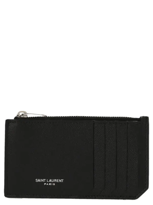 'Fragments' card holder SAINT LAURENT Black
