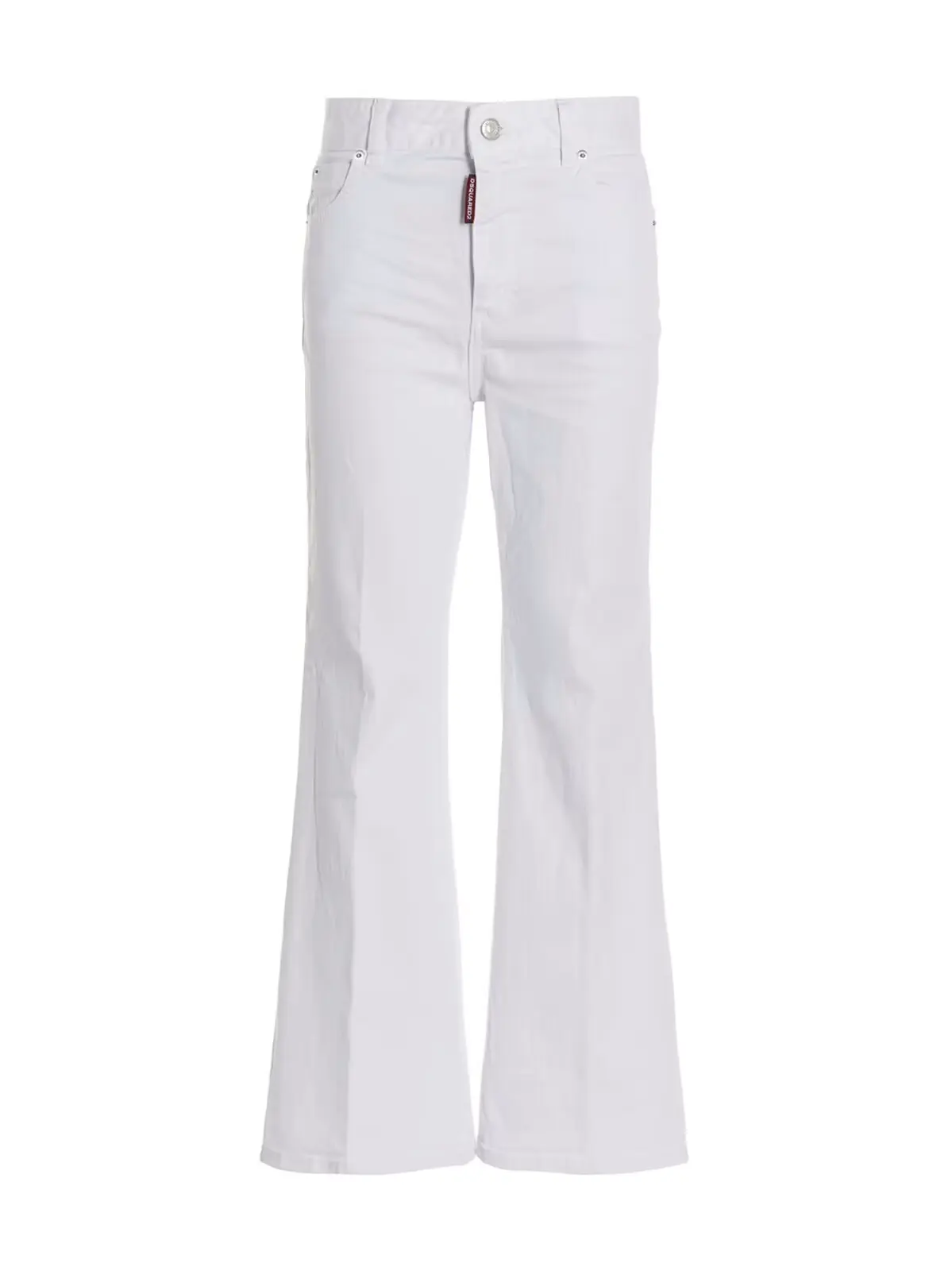 Джинси Super Flared Cropped Dsquared2 Білий 1 'Super Flared Cropped' jeans DSQUARED2 White