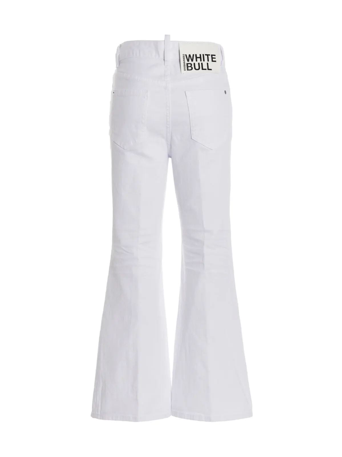 Джинси Super Flared Cropped Dsquared2 Білий 2 'Super Flared Cropped' jeans S72LB0637S39781100 DSQUARED2 White