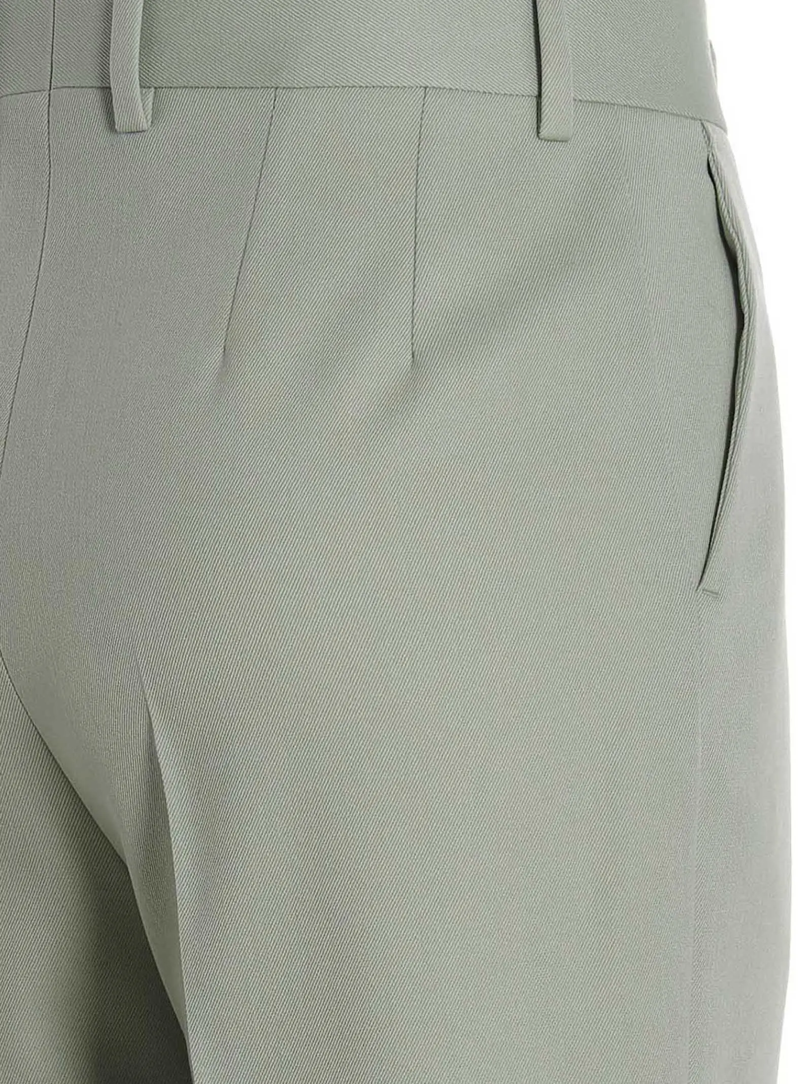 Розкльошені штани Tailored Lanvin 4 'Flared Tailored' pants 100% virgin wool LANVIN Green
