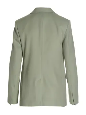 Wool single breast blazer jacket RWJA00094885P23401 LANVIN Green
