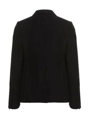 'Jacquard' blazer jacket N55JACQUARD SAPIO Black