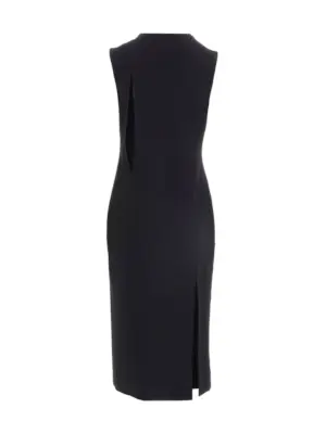 Cut out midi dress 10097491A005401B000 VERSACE Black