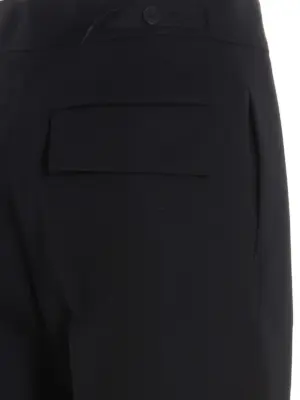 Gabardine' pants 100% cupro SAPIO Black