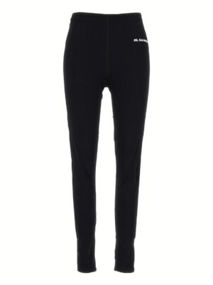Logo print leggings JIL SANDER Black
