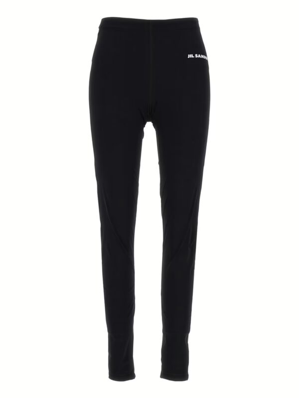 Logo print leggings JIL SANDER Black