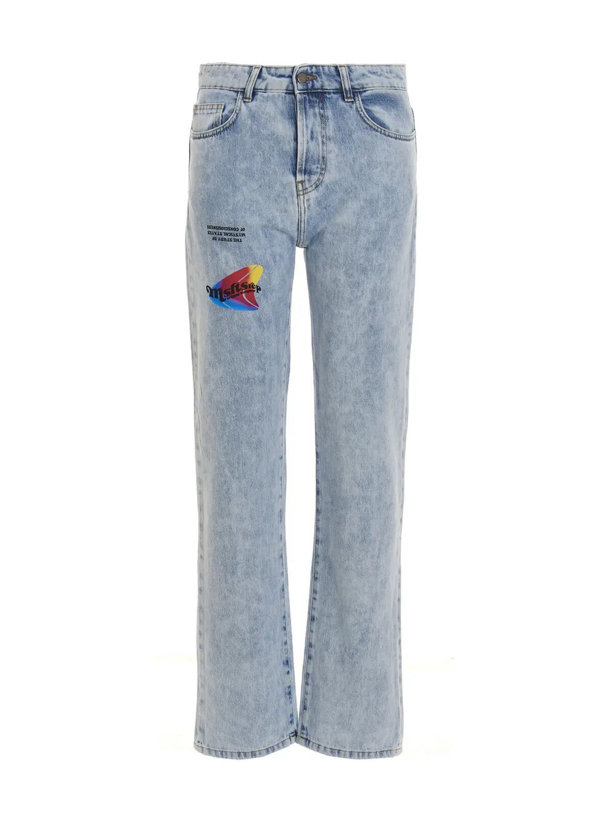 Джинси High as Ive ever been Msftsrep Блакитний 1 'High as I've ever been' jeans MSFTSREP Light Blue