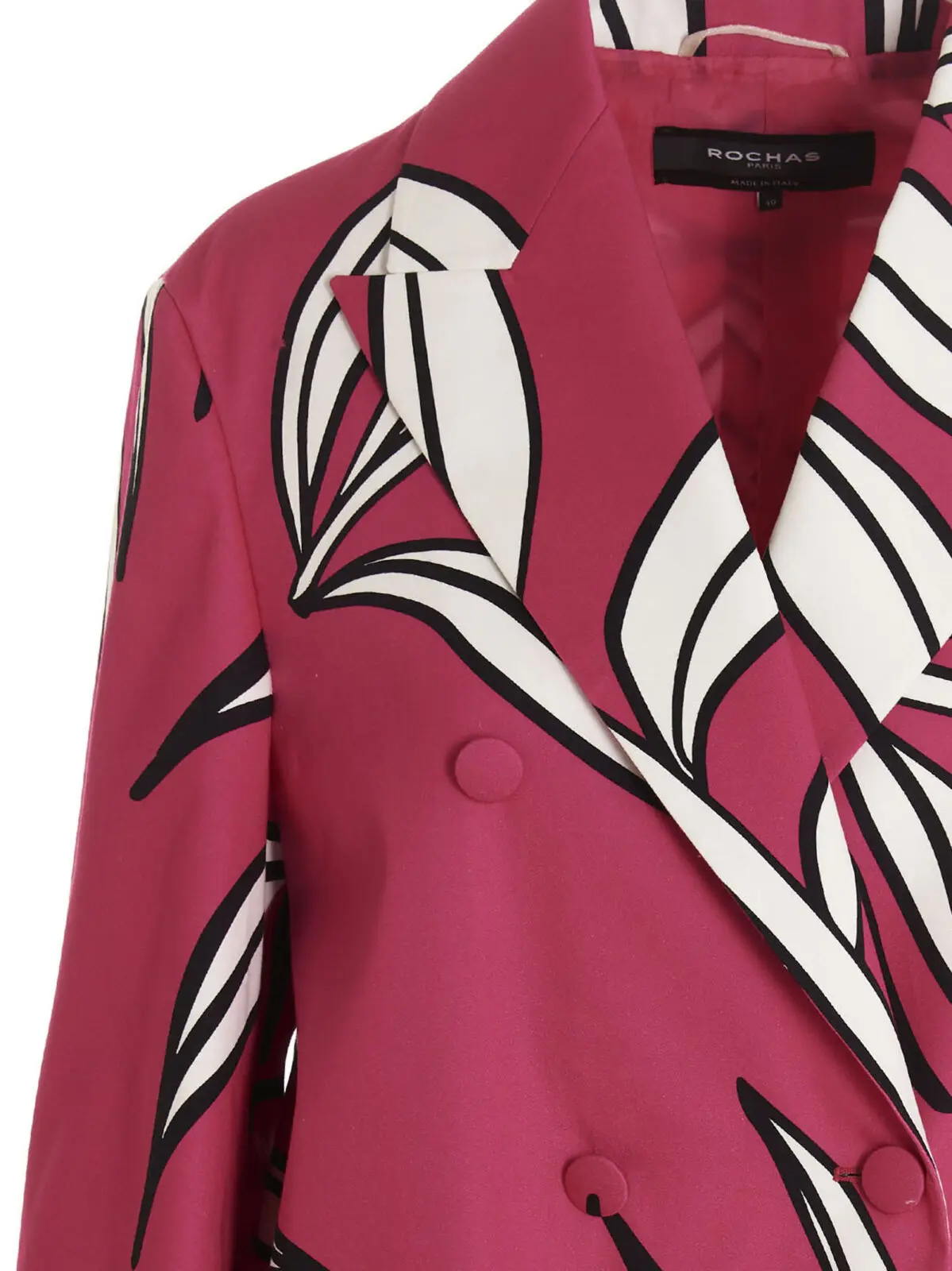 Піджак з квітковим принтом Rochas 3 Floral print blazer jacket Woman ROCHAS Fuchsia