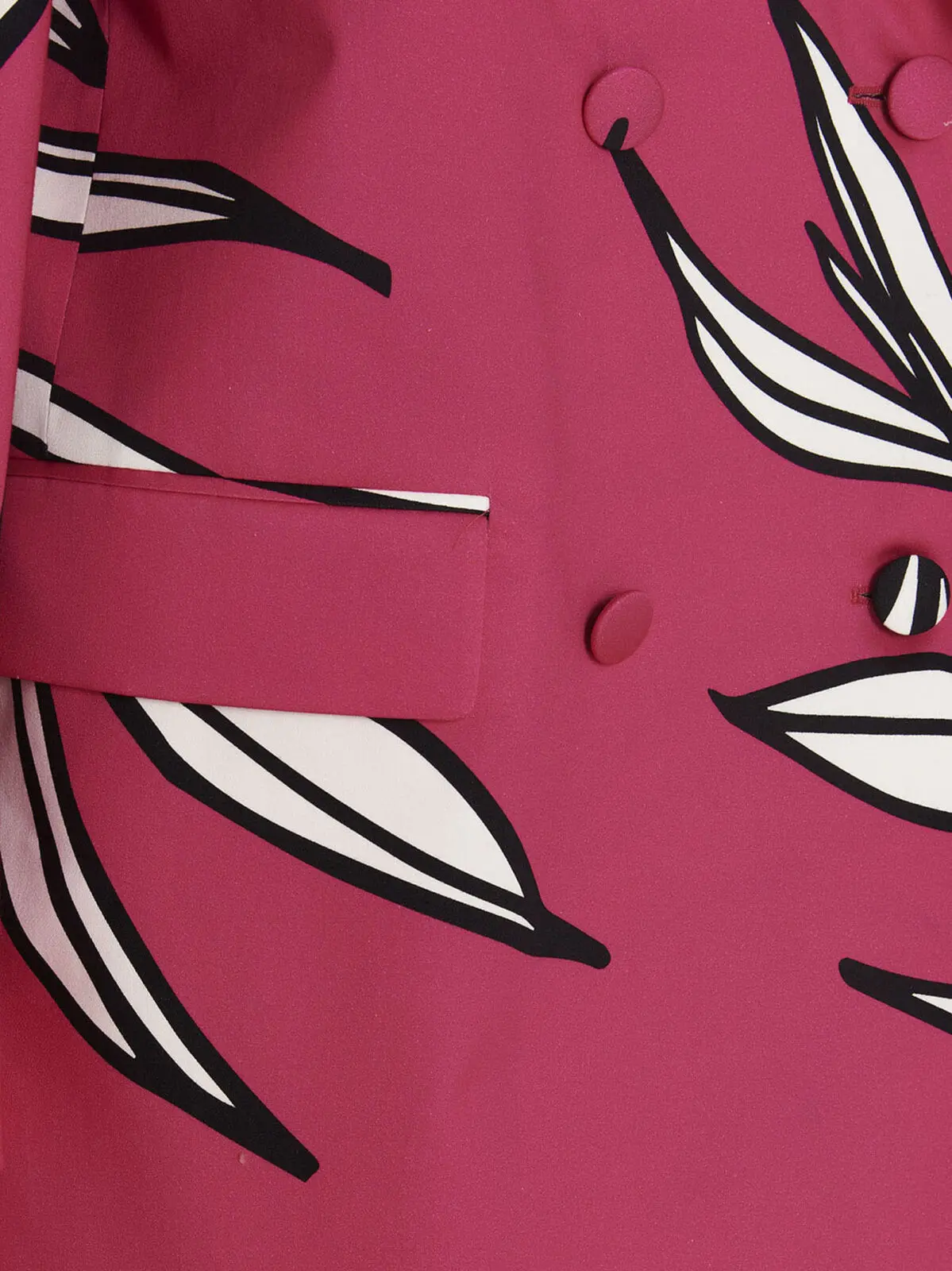 Піджак з квітковим принтом Rochas 4 Floral print blazer jacket 100% cotton ROCHAS Fuchsia