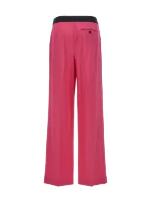 pants with front pleats 3441MDP1623720014 MSGM Fuchsia