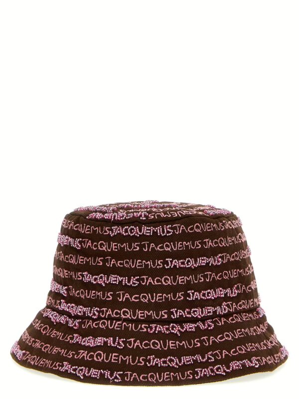 'Le Bob Bordado’ bucket hat JACQUEMUS Brown