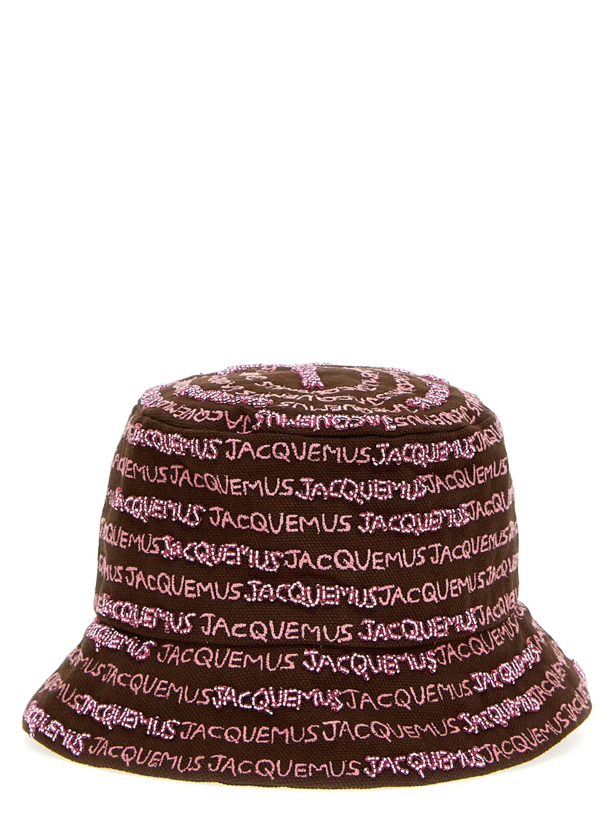 Капелюх Le Bob Bordado типу боб Jacquemus 3 'Le Bob Bordado’ bucket hat Woman JACQUEMUS Brown