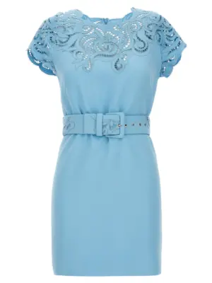 Abito pizzo ERMANNO SCERVINO Light Blue