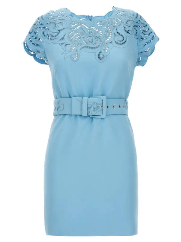 Abito pizzo ERMANNO SCERVINO Light Blue