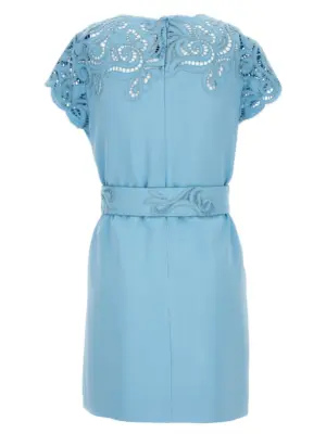 Abito pizzo D422Q359CCILM64120 ERMANNO SCERVINO Light Blue