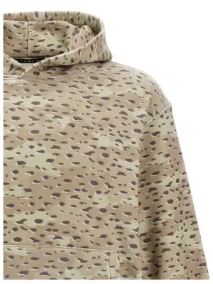 Felpa con cappuccio 'Camo leopard' Man STAMPD Beige