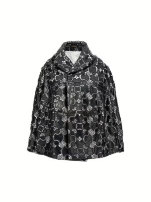 Lace laser jacket COMME DES GARÇONS White/Black