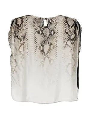 'Snake' bloshirt 1103526523 NUDE Multicolor