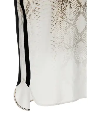 'Snake' bloshirt 100% viscose NUDE Multicolor