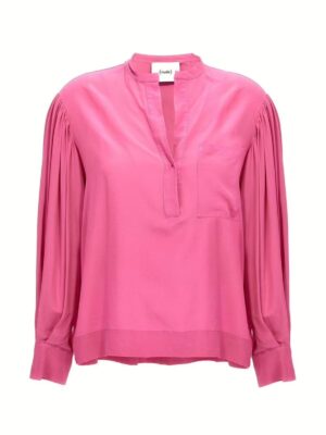 Silk bloshirt NUDE Pink
