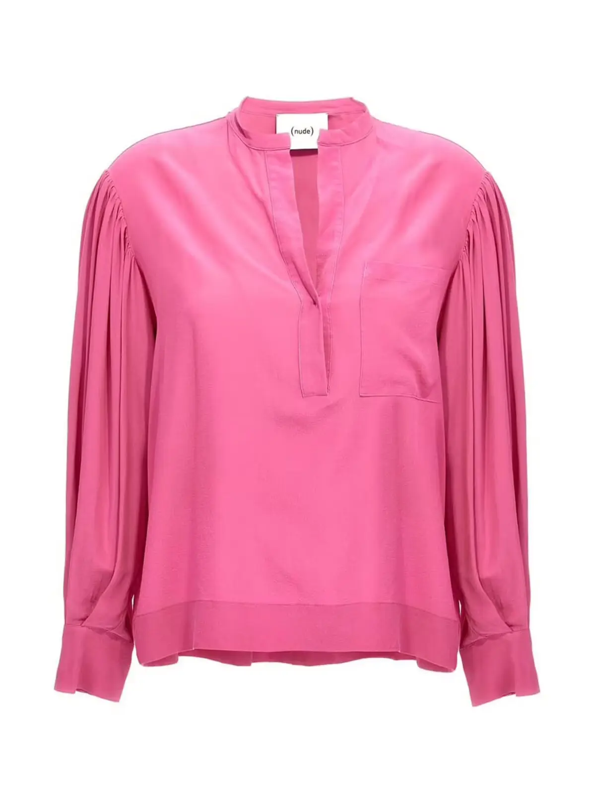 Шовкова блуза Bloshirt Nude 1 Silk bloshirt NUDE Pink