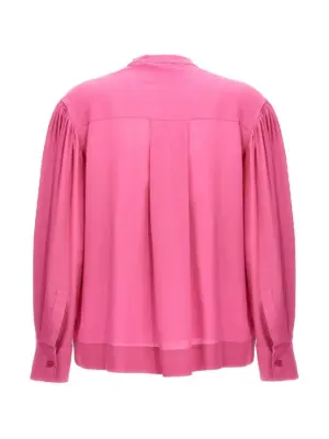 Silk bloshirt 1103510519 NUDE Pink