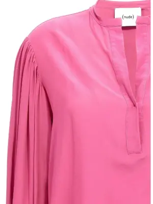Silk bloshirt Woman NUDE Pink
