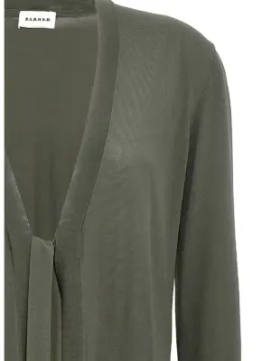'Roux' cardigan Woman P.A.R.O.S.H. Green
