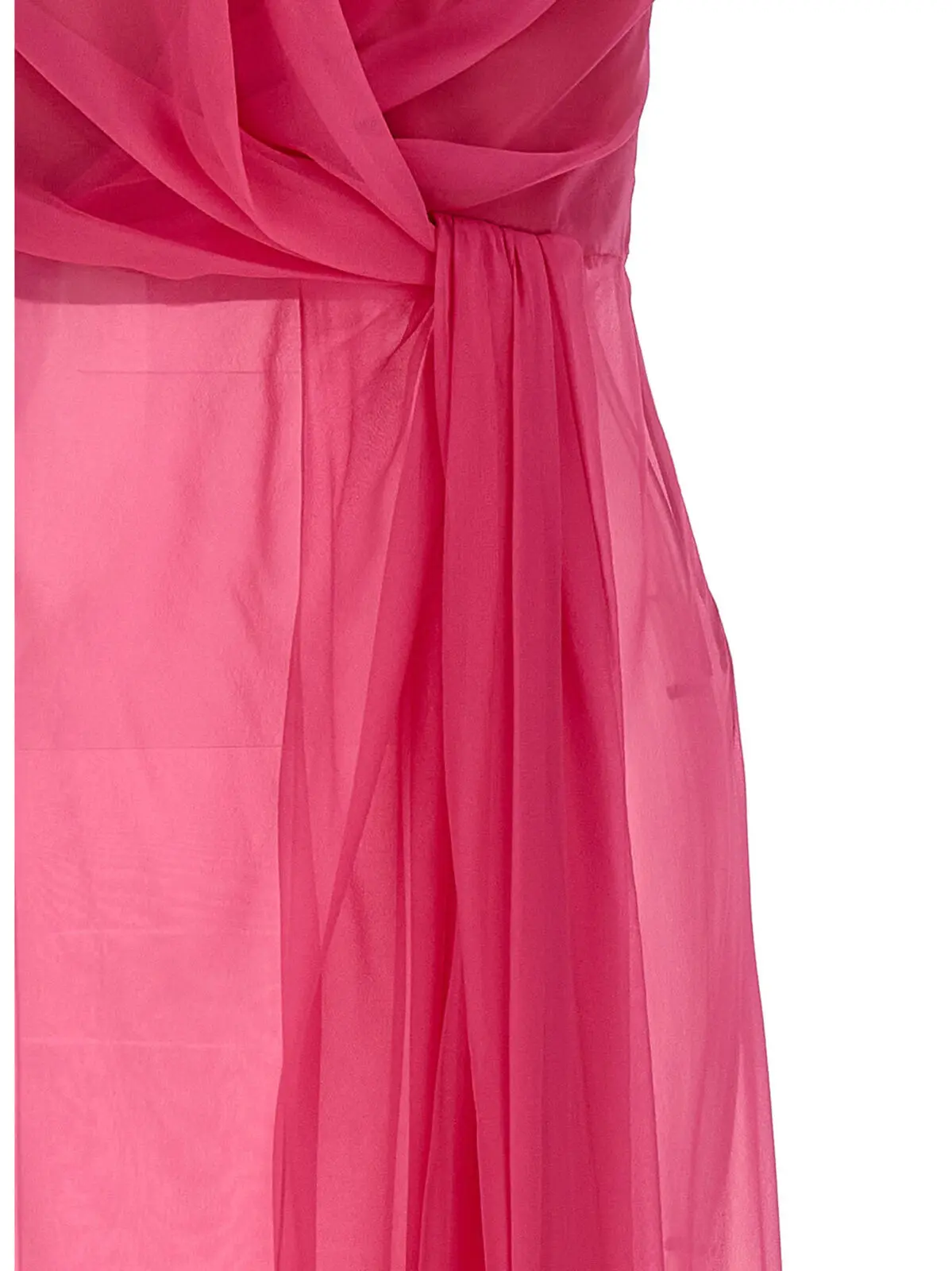 Шифоновий топ Alberta Ferretti 4 Chiffon top 100% silk ALBERTA FERRETTI Fuchsia