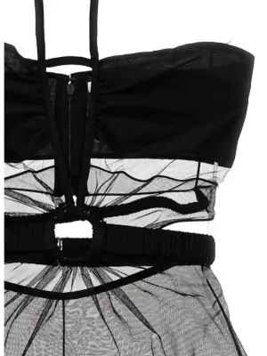 'Ring' bodysuit Woman NENSI DOJAKA Black