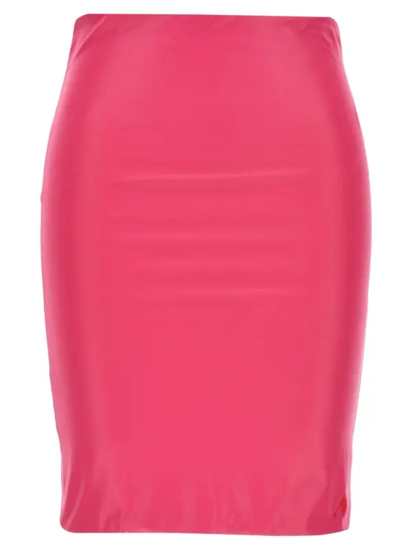 Lycra miniskirt THE ATTICO Fuchsia