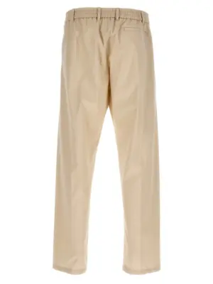pants with front pleats 34424P0423600021 424 Beige