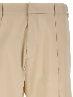pants with front pleats Man 424 Beige