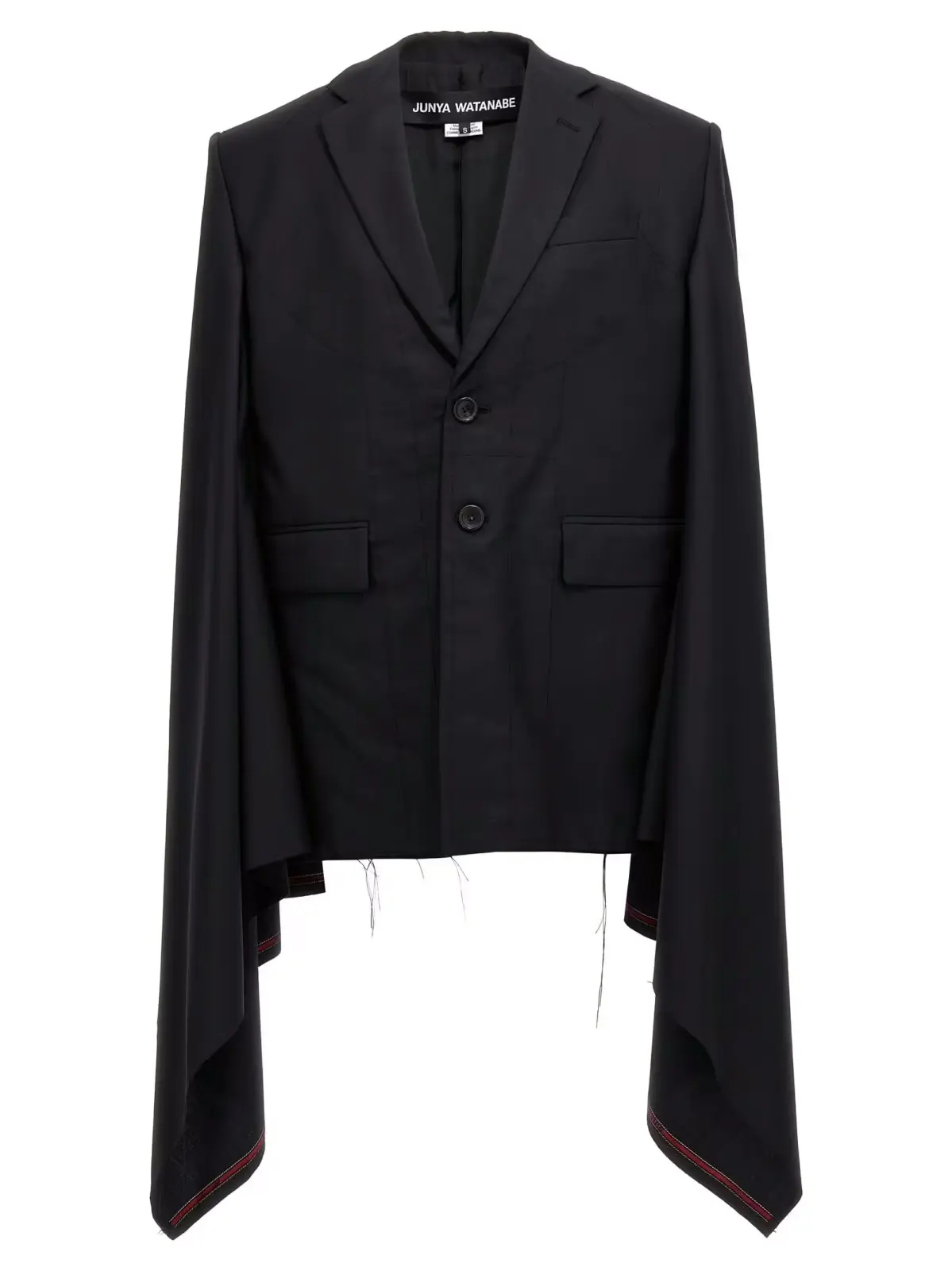 Накидка Seymo wool Junya Watanabe Чорний 1 Seymo wool cape JUNYA WATANABE Black