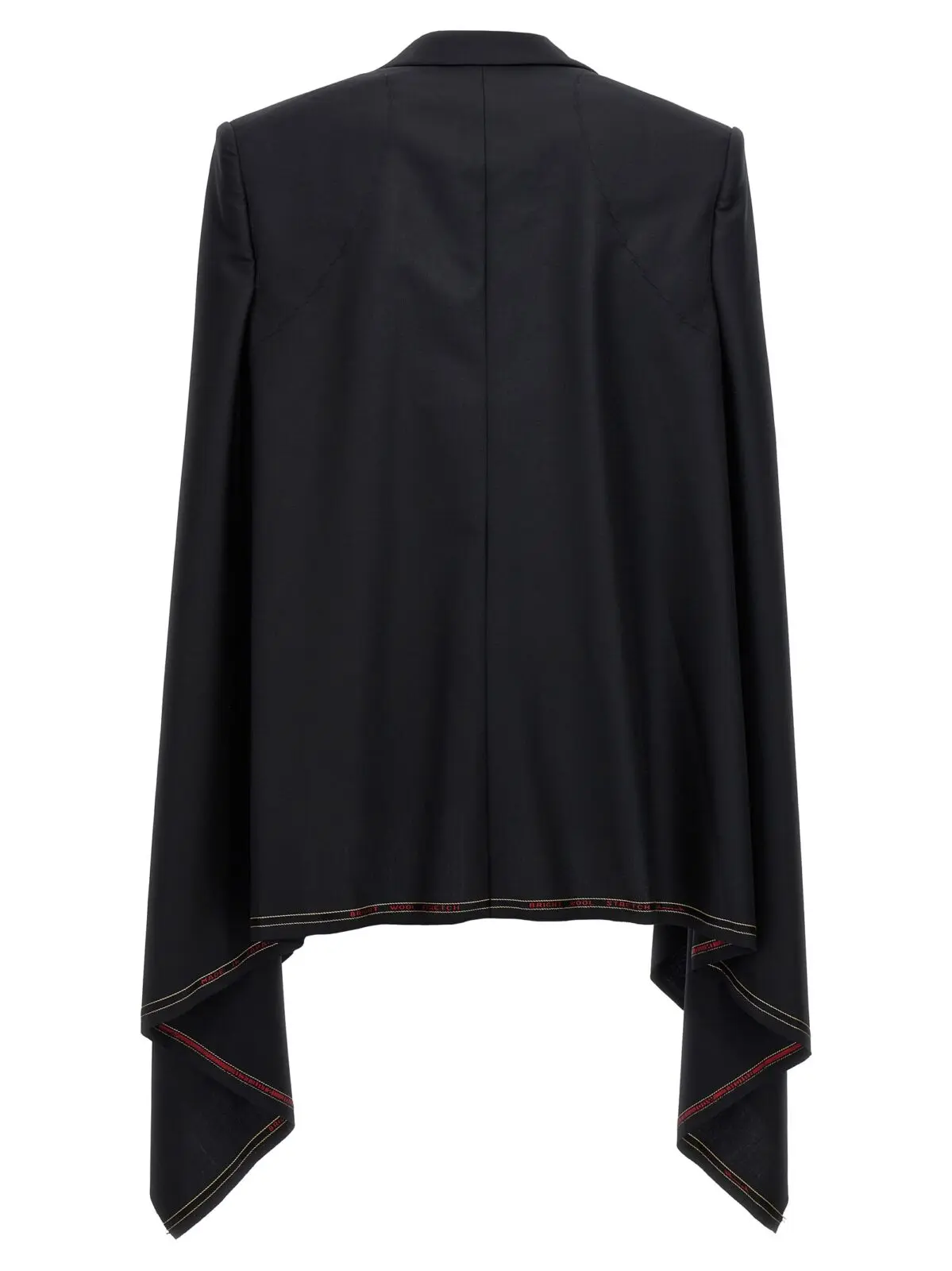 Накидка Seymo wool Junya Watanabe Чорний 2 Seymo wool cape JKJ0030511 JUNYA WATANABE Black