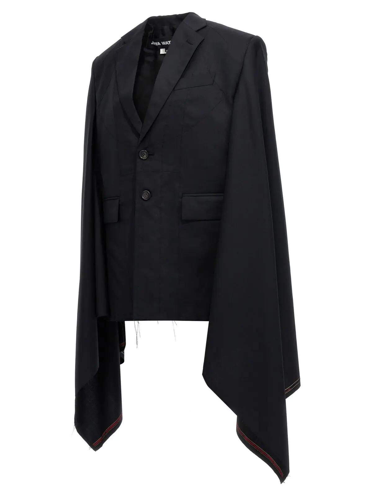 Накидка Seymo wool Junya Watanabe Чорний 3 Seymo wool cape Woman JUNYA WATANABE Black