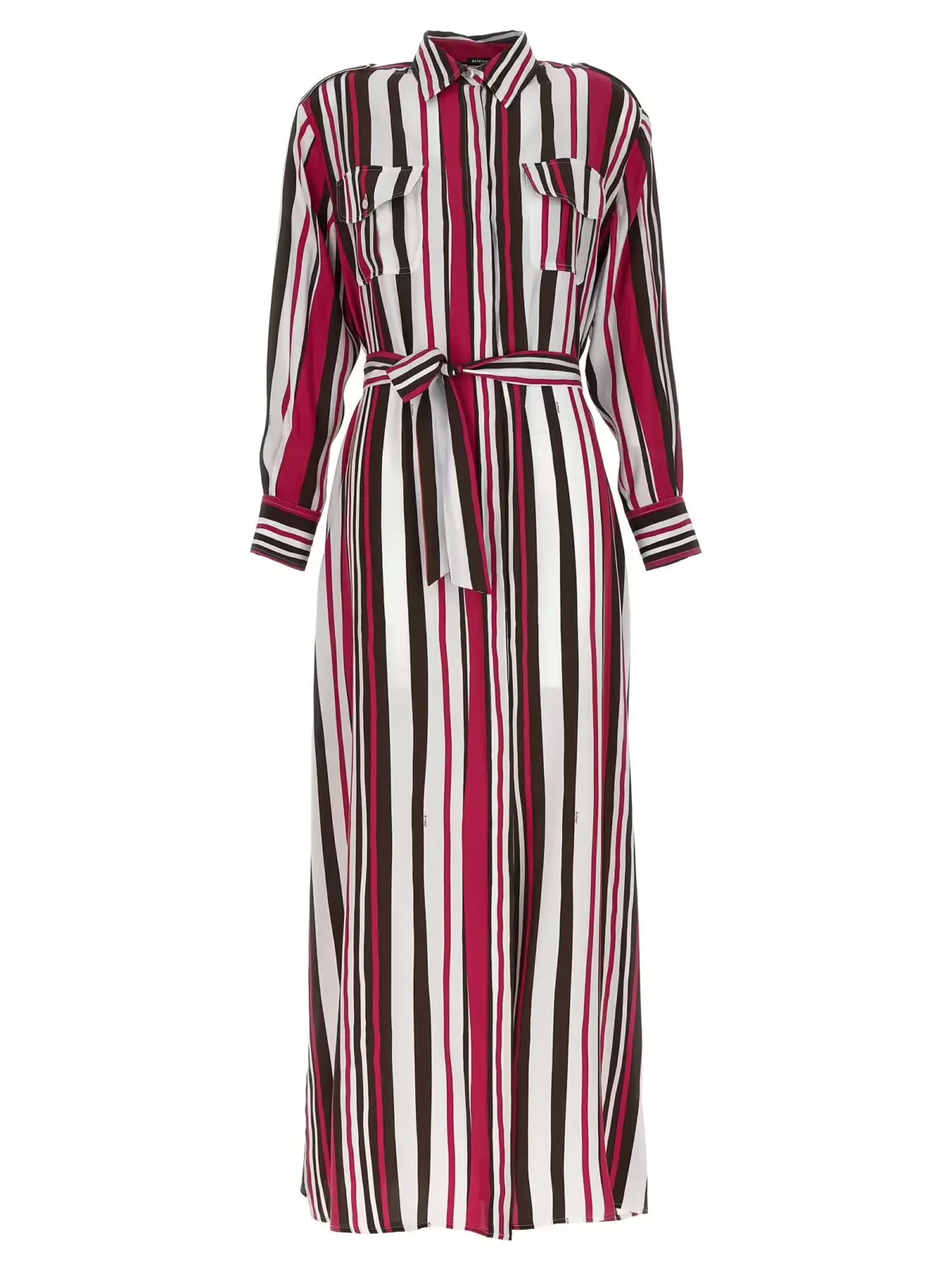 Сорочкова сукня в смуги Kiton 1 Striped shirt dress KITON Multicolor