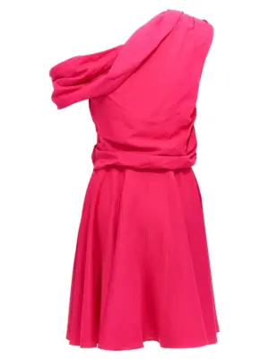 Draping neckline dress ROWW50220ARW148673 ROCHAS Fuchsia