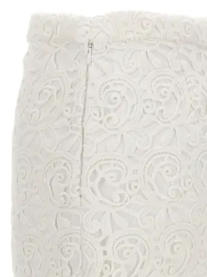 Lace skirt 86% cotton 14% polyester BURBERRY White