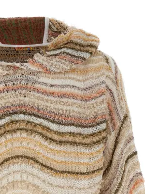 'Peacock Monster' hooded sweater Man VITELLI Multicolor