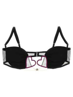 'Heart' bra NENSI DOJAKA Black
