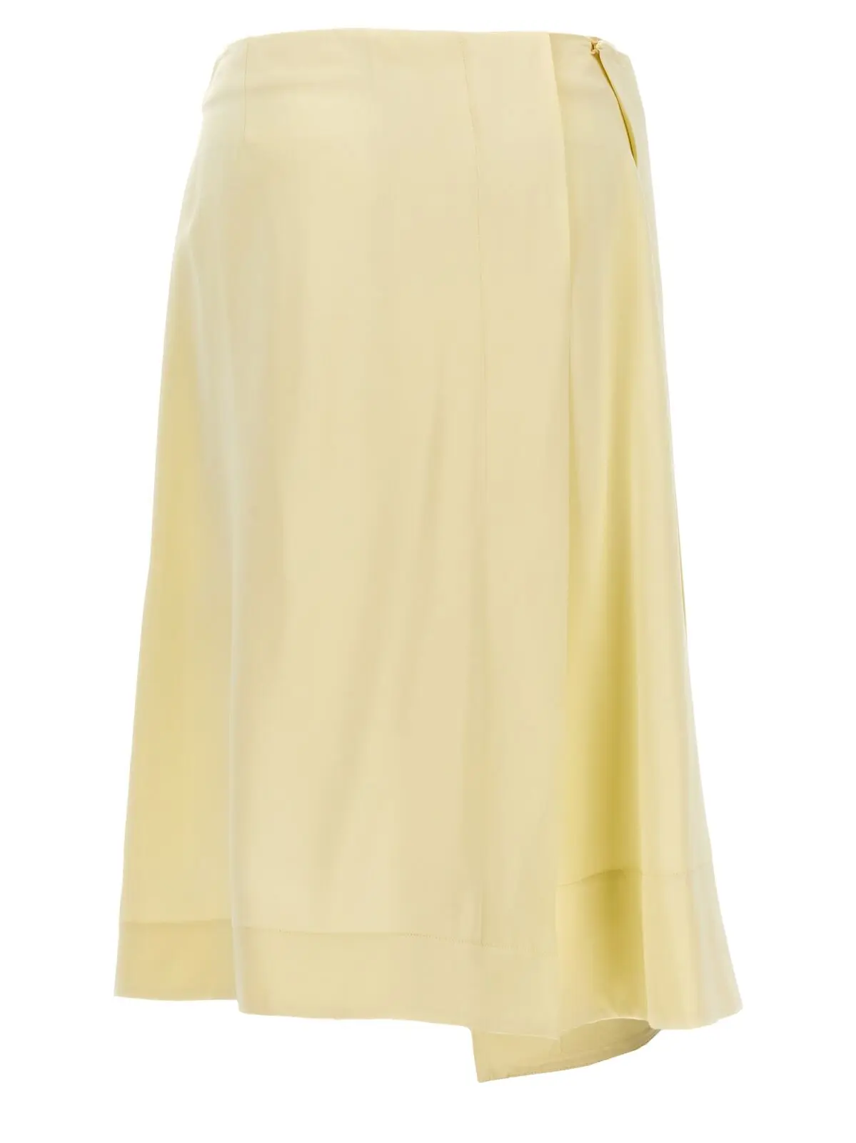 Спідниця Satin with side slit Jil Sander Жовтий 2 Satin skirt with side slit J03MA0113J65022337 JIL SANDER Yellow
