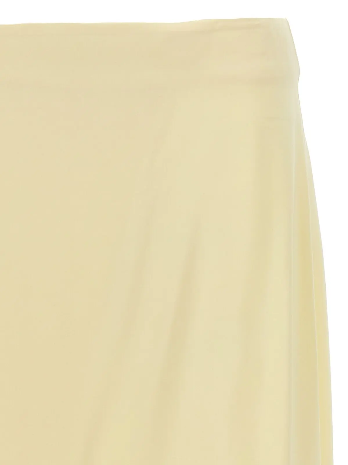 Спідниця Satin with side slit Jil Sander Жовтий 3 Satin skirt with side slit Woman JIL SANDER Yellow