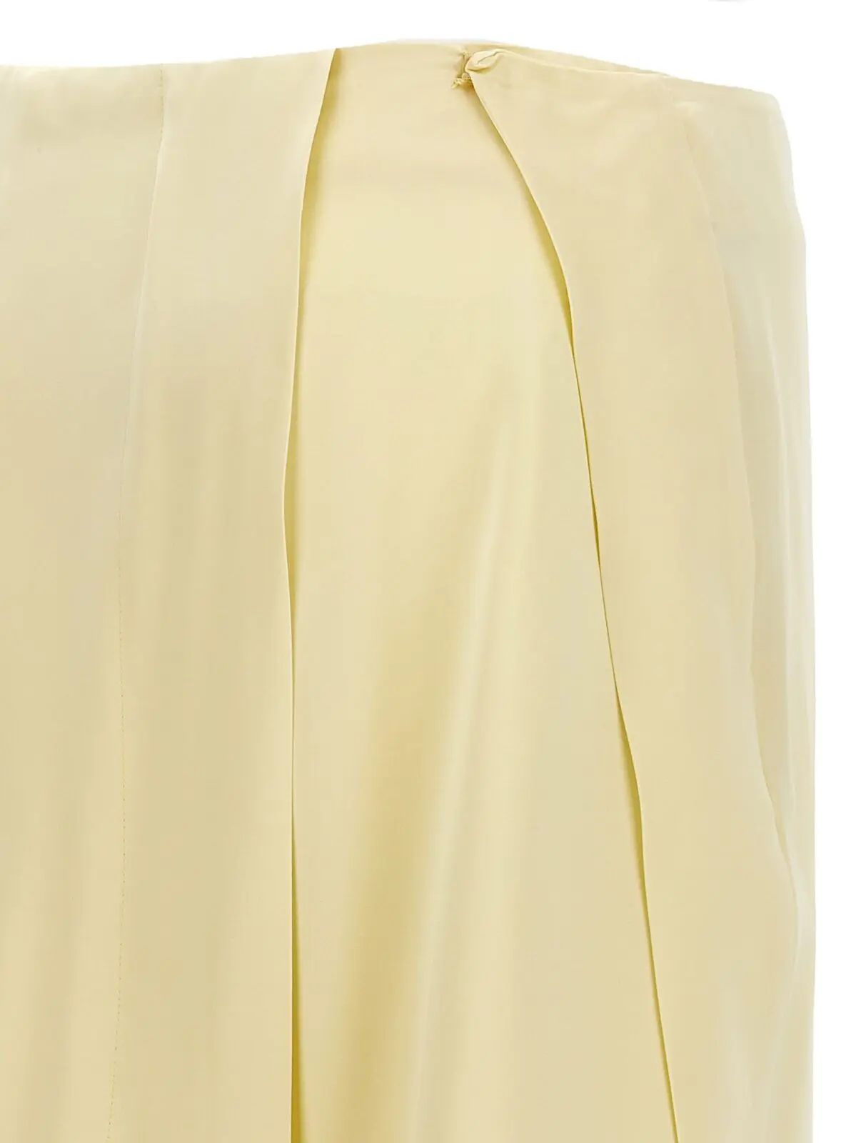 Спідниця Satin with side slit Jil Sander Жовтий 4 Satin skirt with side slit 100% viscose JIL SANDER Yellow